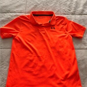 Under Armour boy’s Bright Orange Polo Shirt